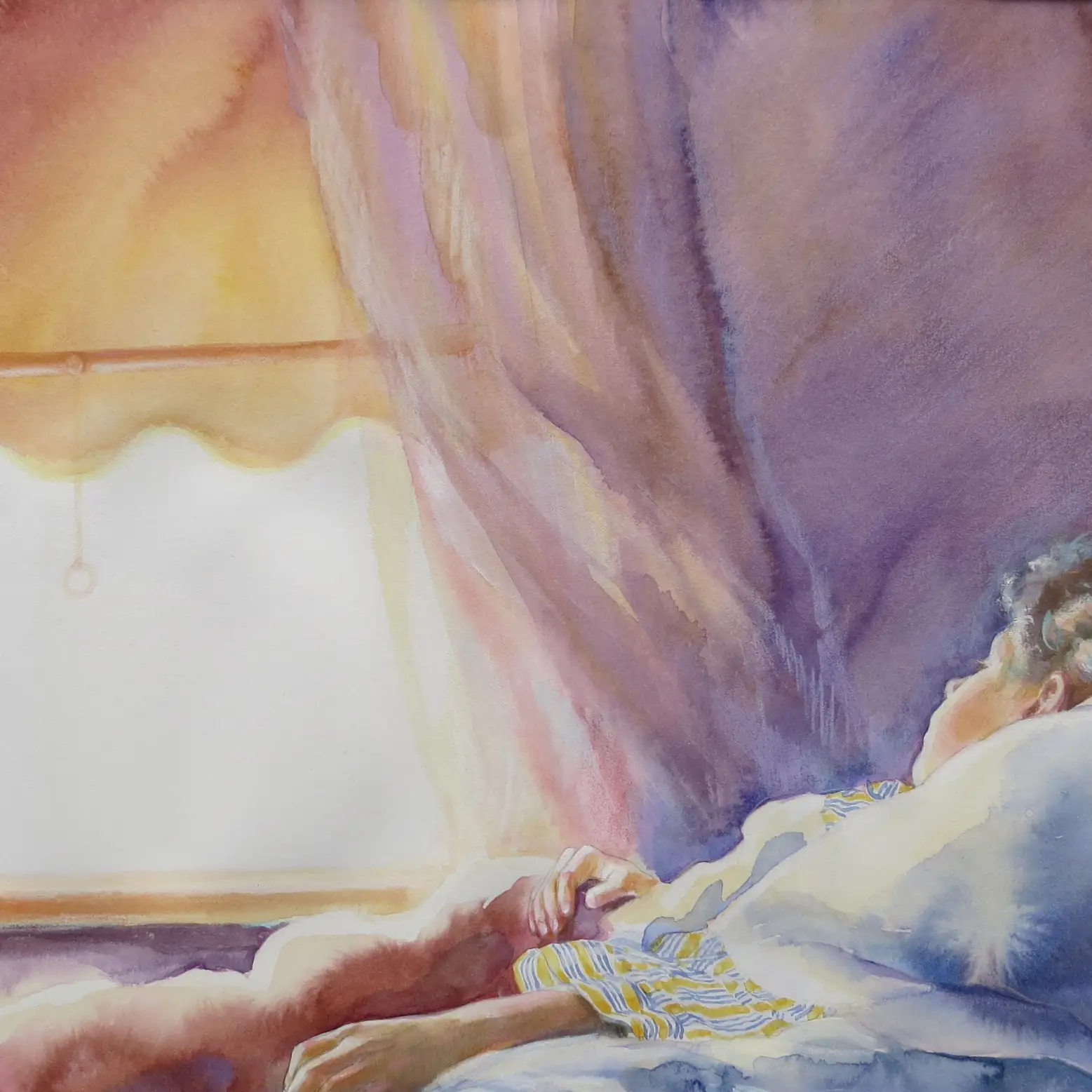 Watercolor illustration from Jenny Angel by Anne Spudvilas