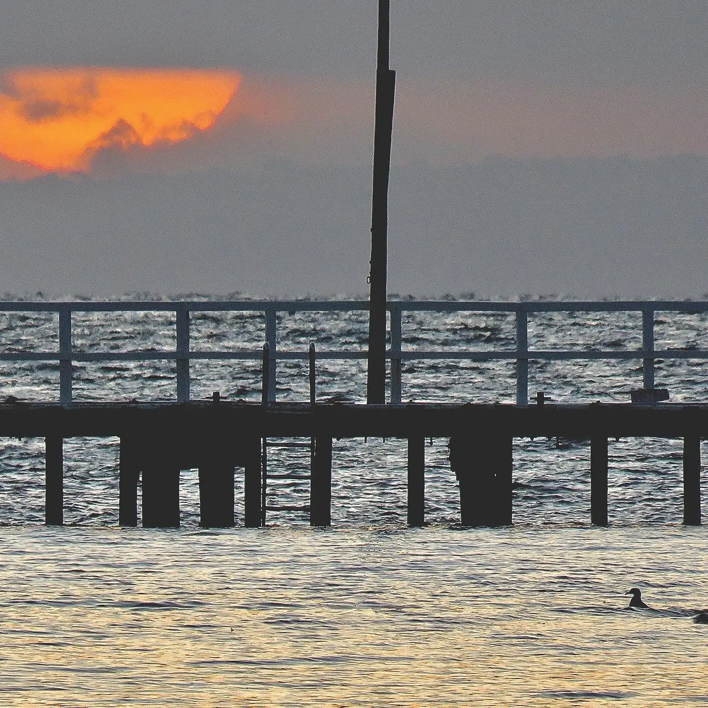 sunrise at indented head
