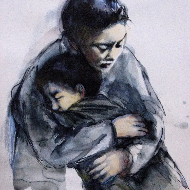 I could feel my mother's love..