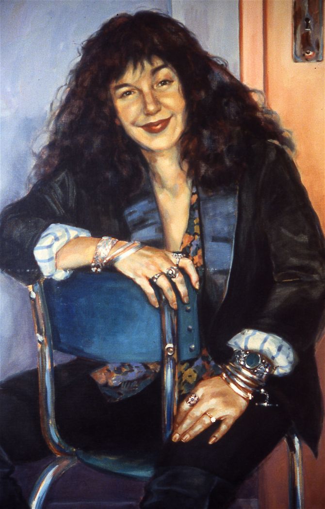 portrait of writer Isobelle Carmody by Anne Spudvilas